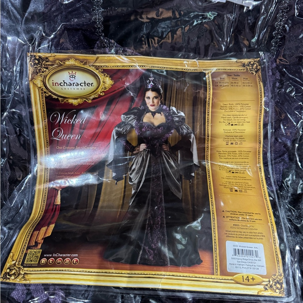 Wicked Queen Costume -Plus Size